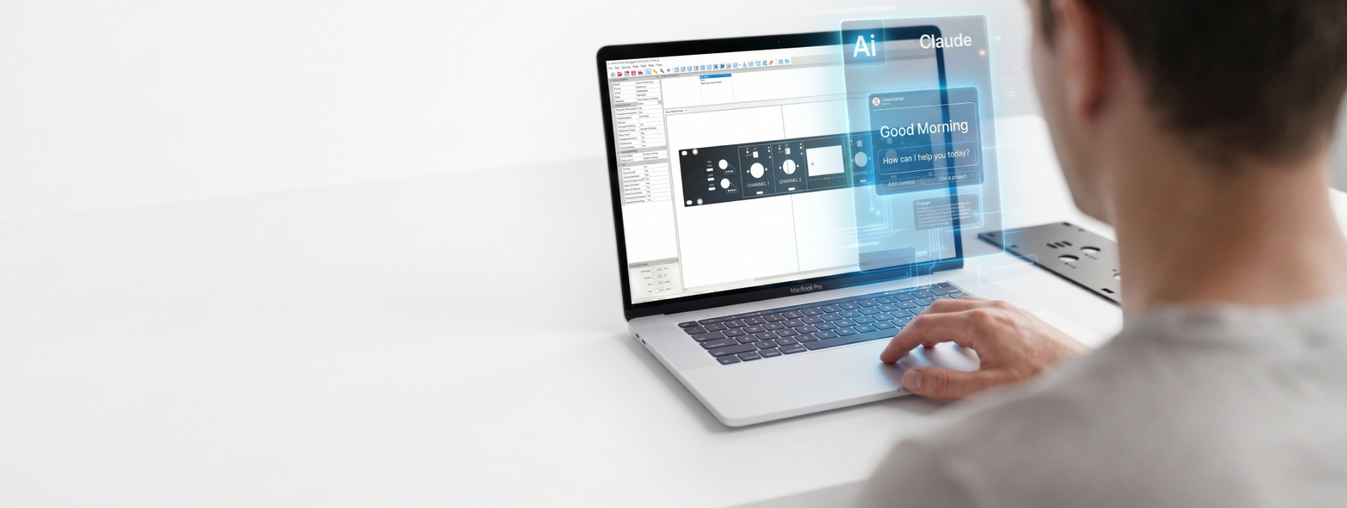 KI-gestützte Software zum Erstellen von Frontplatten, Gehäusen, Frästeilen und Schildern mit Download-Funktion