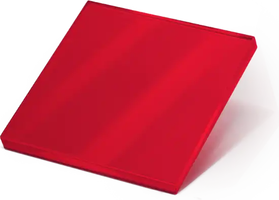 Front panel with material and colour selection