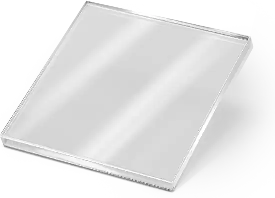 Front panel with material and colour selection