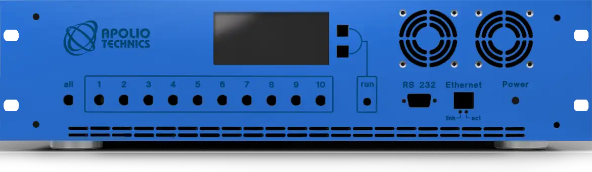 Front panel with material and colour selection