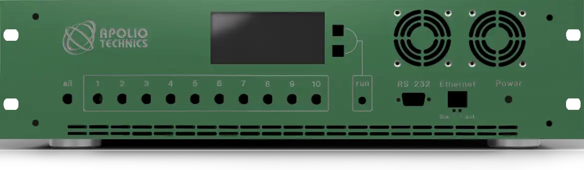 Front panel with material and colour selection