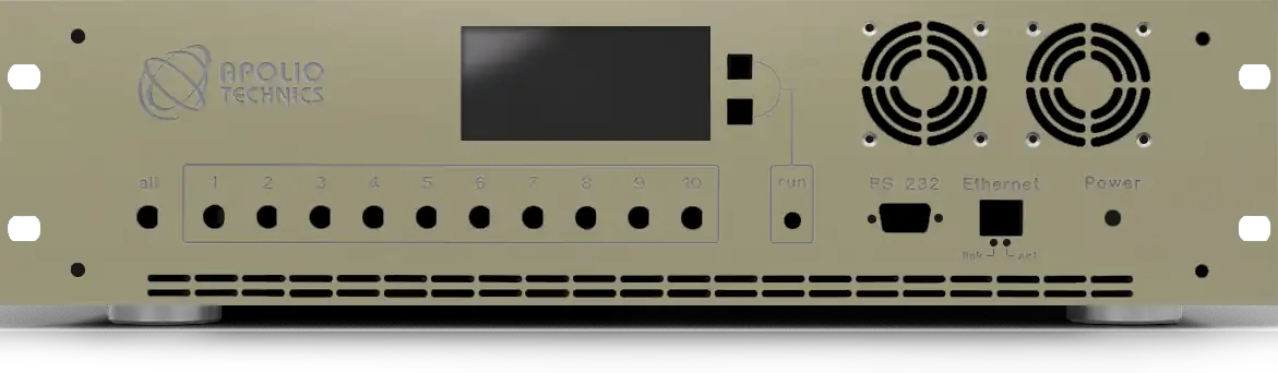 Front panel with material and colour selection