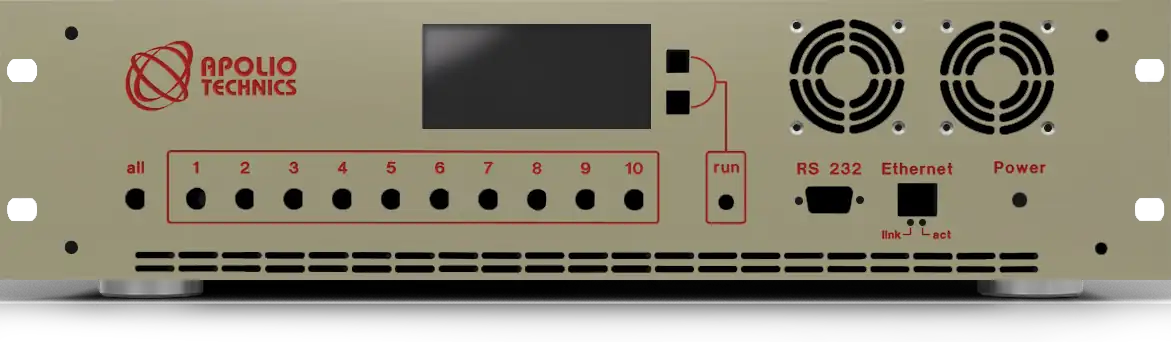 Front panel with material and colour selection