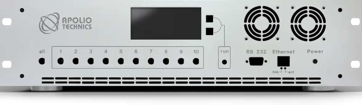 Front panel with material and colour selection