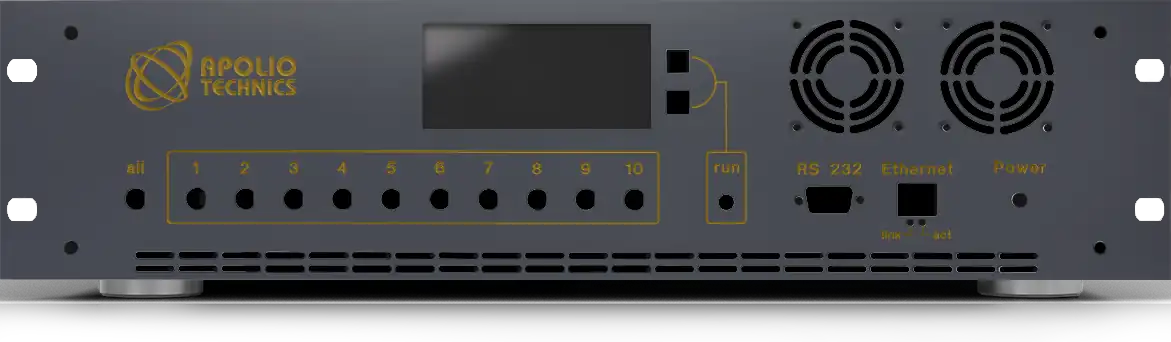 Front panel with material and colour selection