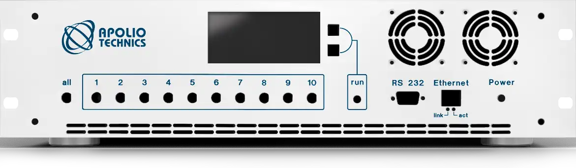 Front panel with material and colour selection