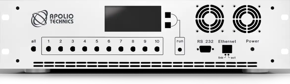Front panel with material and colour selection
