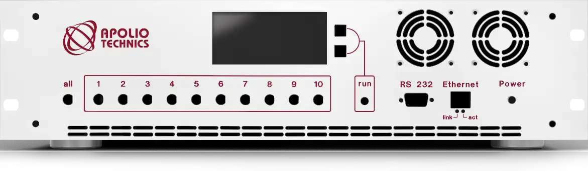 Front panel with material and colour selection