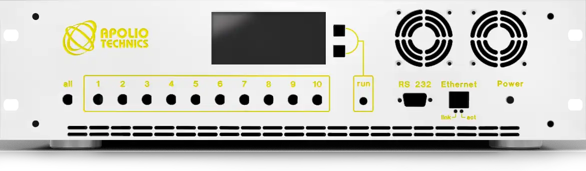 Front panel with material and colour selection