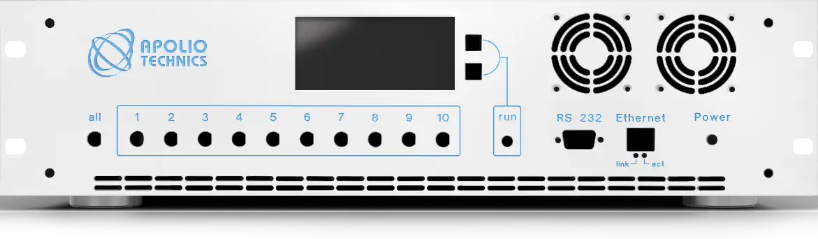 Front panel with material and colour selection