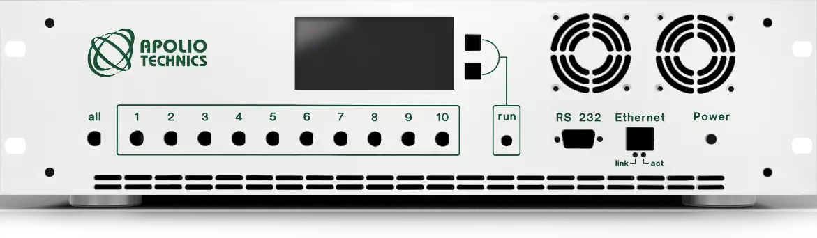 Front panel with material and colour selection