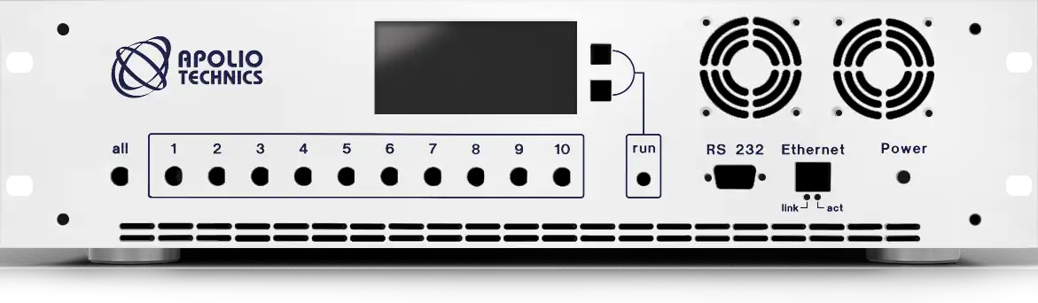 Front panel with material and colour selection