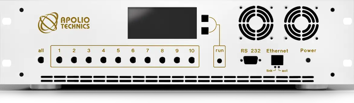 Front panel with material and colour selection