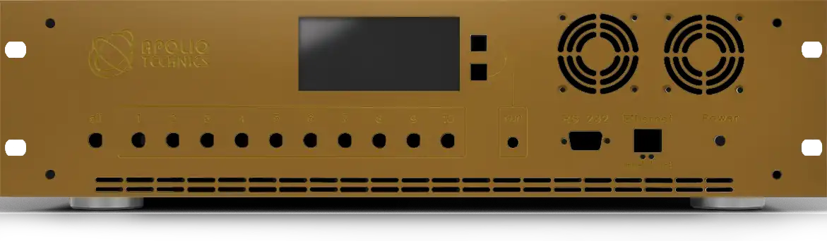 Front panel with material and colour selection