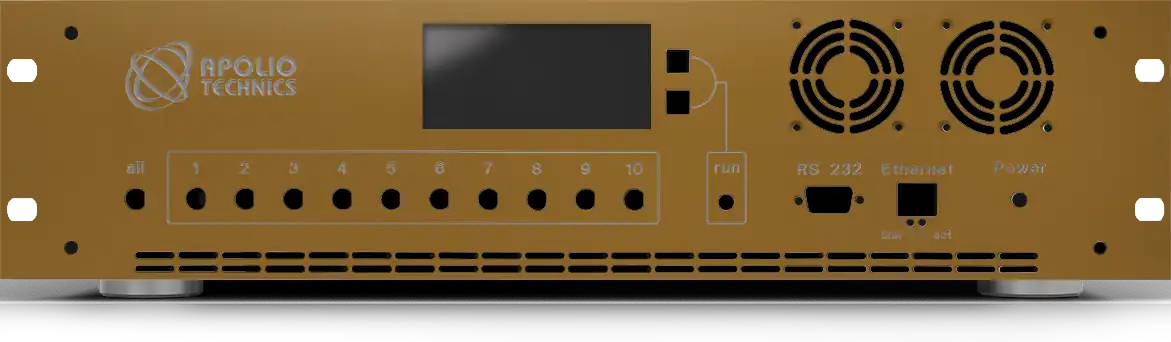 Front panel with material and colour selection