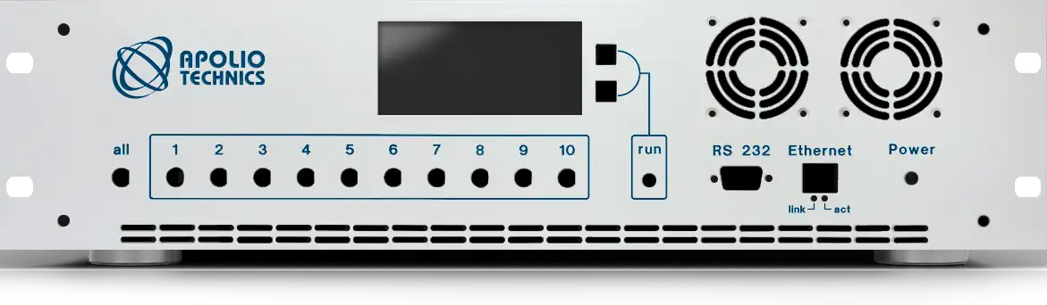 Front panel with material and colour selection