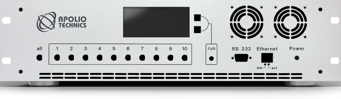 Front panel with material and colour selection
