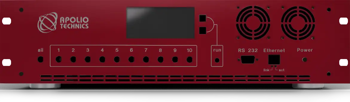 Front panel with material and colour selection