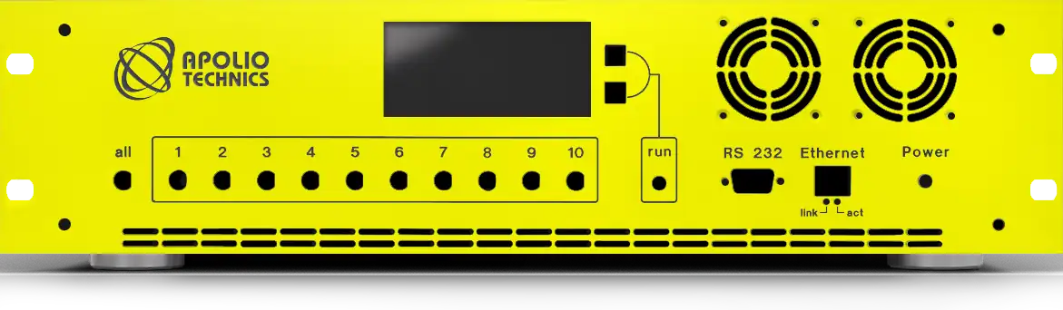 Front panel with material and colour selection