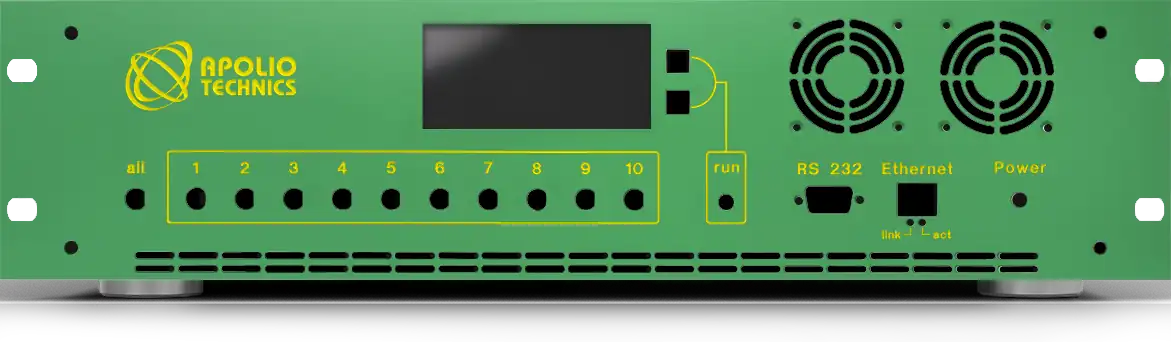 Front panel with material and colour selection