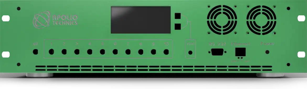 Front panel with material and colour selection