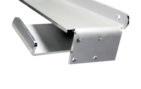 Gebogenes Aluminium